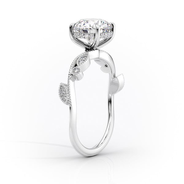 The Robin Set With A 1 Carat Cushion Moissanite Online Hot Sale