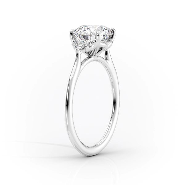 The Victoria Set With A 4.5 Carat Elongated Cushion Moissanite Online Hot Sale