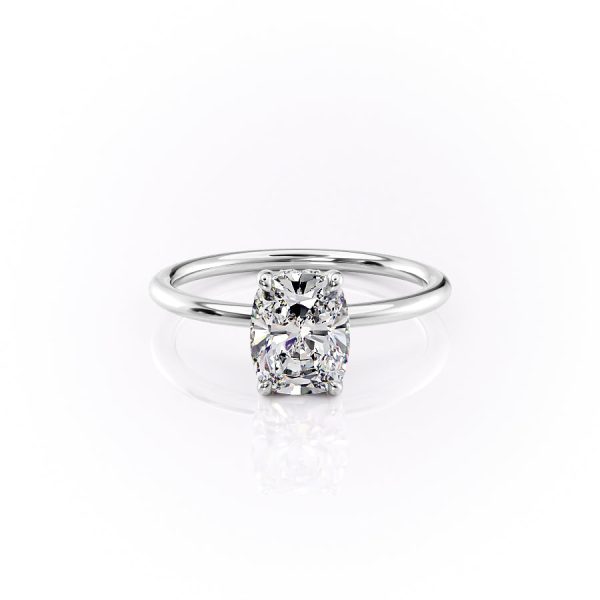 The Sandra Set With A 1 Carat Elongated Cushion Moissanite Discount