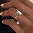 The Kelsey Set With A 2 Carat Elongated Cushion Moissanite Online Hot Sale