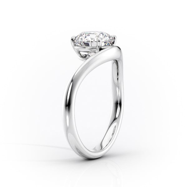 The Berta Set With A 4.5 Carat Elongated Cushion Moissanite For Cheap