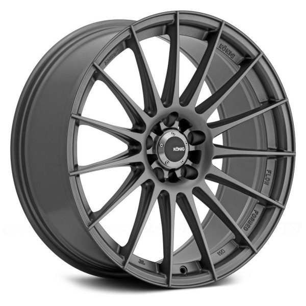 Konig Rennform Wheels (18x9 5x120 ET+35) Matte Grey Hot on Sale