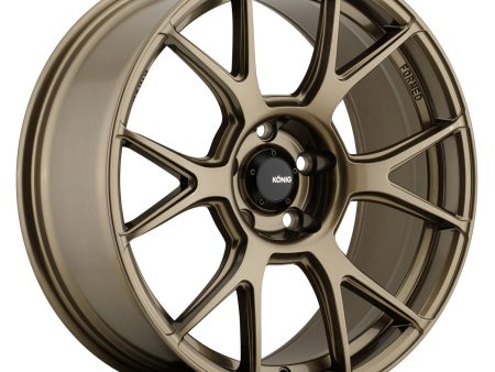 Konig Ampliform Wheels (17x8 5x114.3 +40 Offset) Gloss Bronze or Dark Metallic Graphite Discount