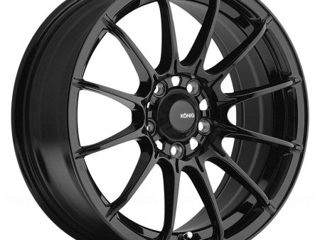 Konig Dial In Wheels (15X8 4X100 +25 Offset) Gloss Black or Matte Gray Discount