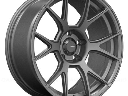 Konig Ampliform Wheels (18x9 5x115 ET+15) Dark Metallic Graphite Supply