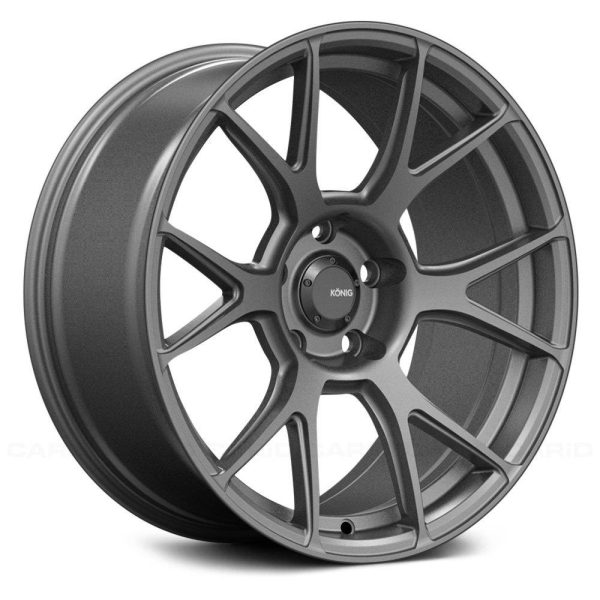 Konig Ampliform Wheels (18x9 5x115 ET+15) Dark Metallic Graphite Supply